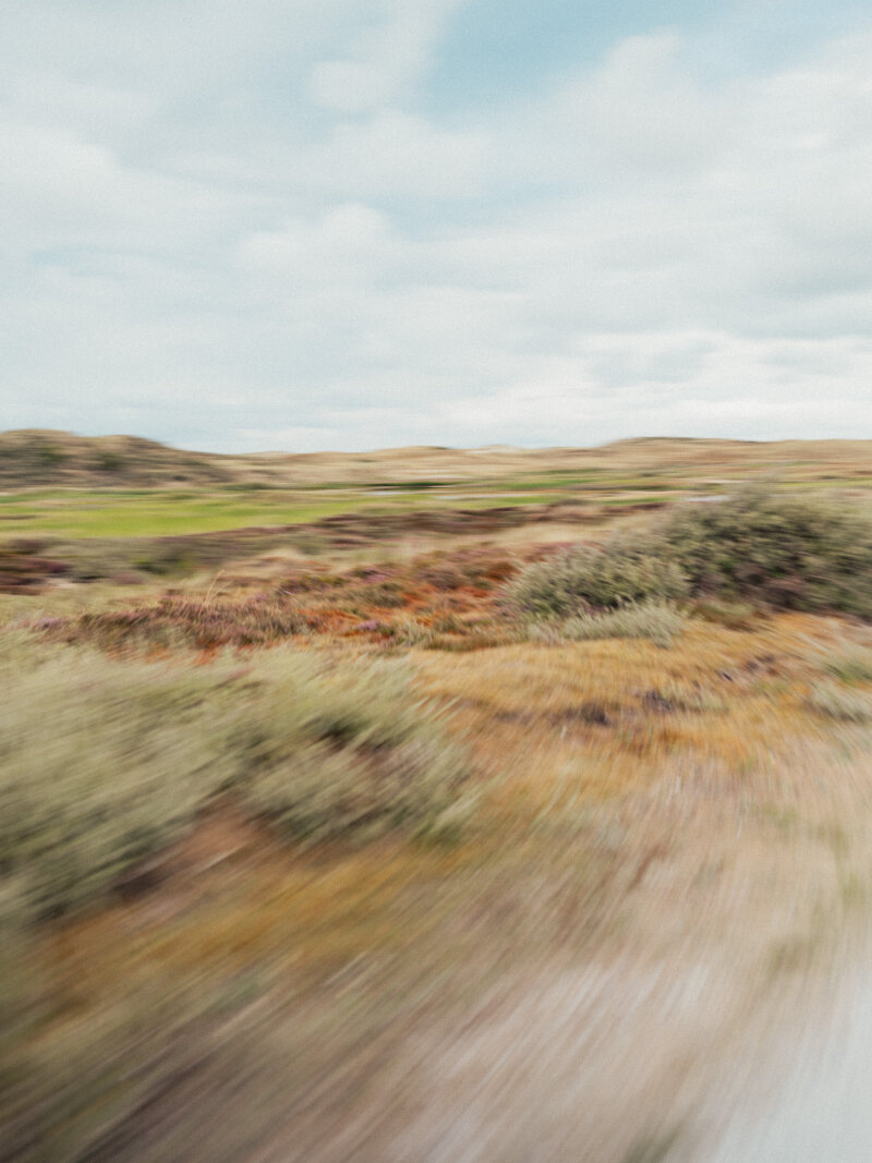 Bewogen landschap van Terschelling.