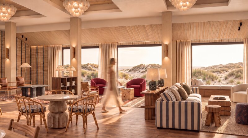 Woonkamer Het Strand Huys.